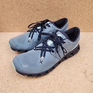 On Cloud X Women's Sneakers Size 9 Blue Lace Up Athletic Running Shoes 60.98096